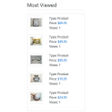 v8.0 and Up - PHP ProBid Home Page Extras - Most Viewed Listings Display - Left Column - Custom Install Only 