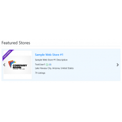 v8.0 and Up - PHP ProBid Featured Stores Carousel for Home Page & Stores Page - Custom Install Only